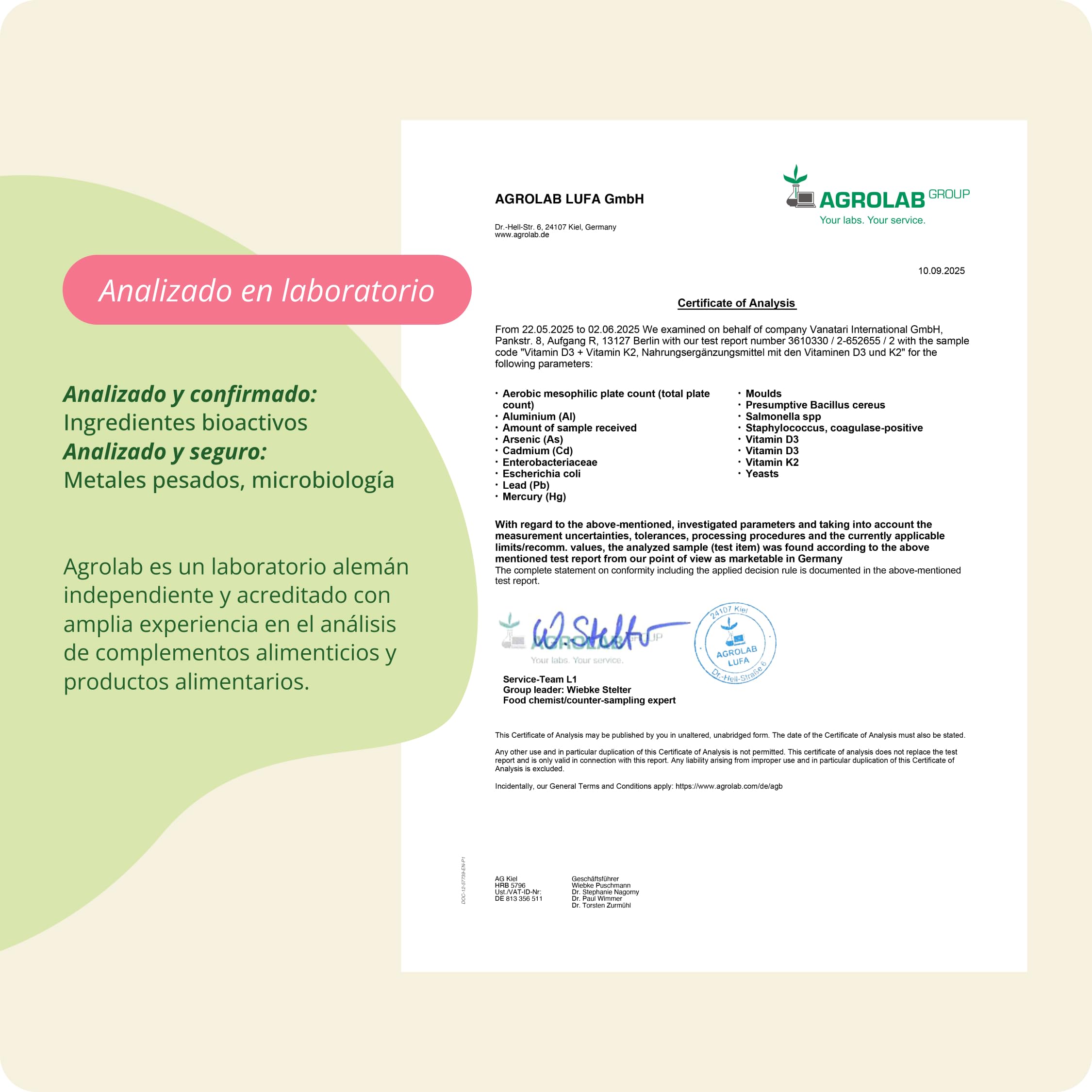 Vitamina D3 y K2 | Perfecta Dosis – Probado en Laboratorio | MK7 >99% All-Trans | Calcio, Sistema Inmune y Resistencia | 100% Vegano & Sin Aditivos | Para 4 meses | Vegavero