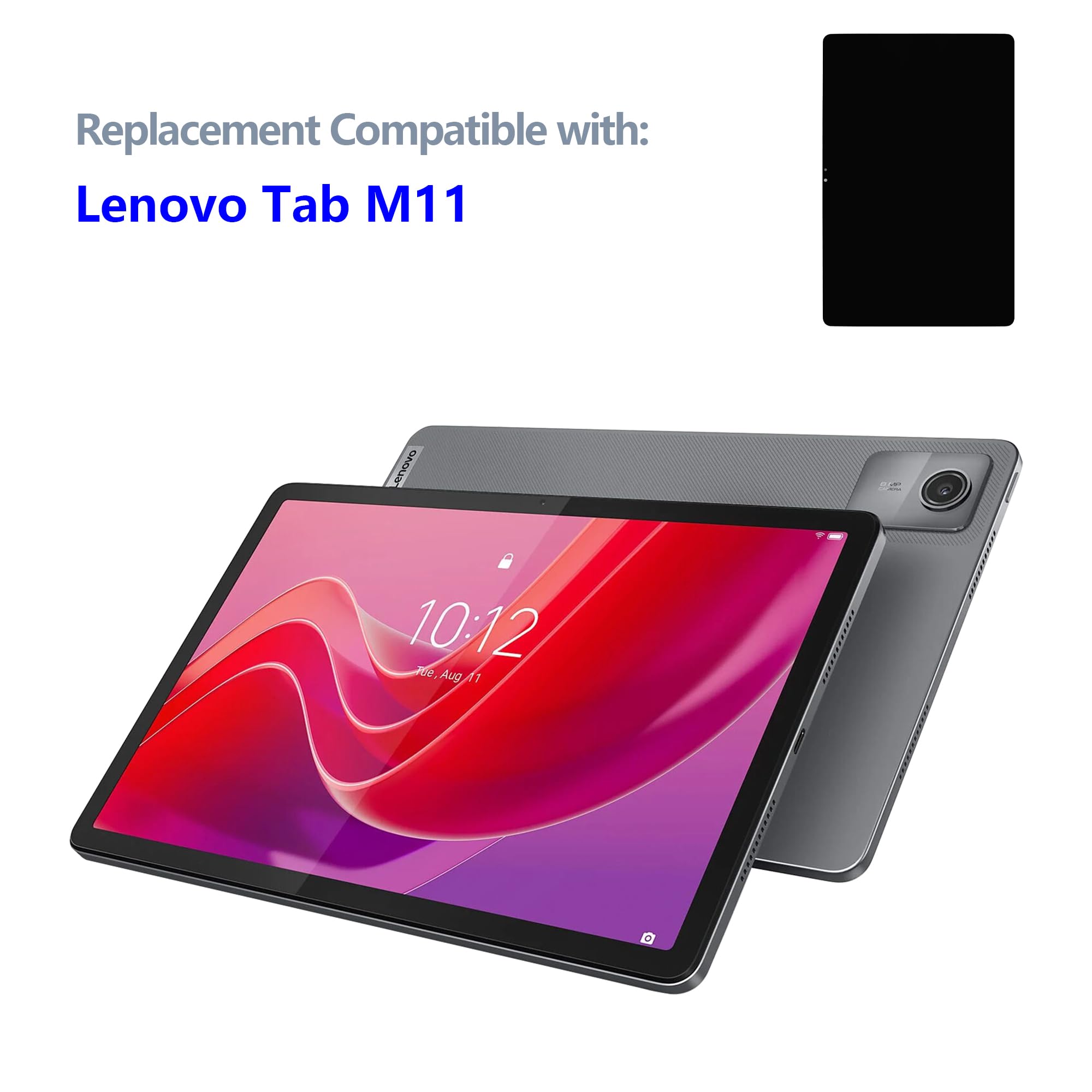 YOOOKOOO Pour Lenovo Tab M11 K11 TB330FU TB331FC TB330XU Tablette LCD