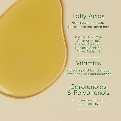 Miniatura 3 de Aceite de batana para el crecimiento del cabello Dr Sebi Aceite de Batana crudo orgánico de Honduras - 100% puro y natural - para cabello más grueso