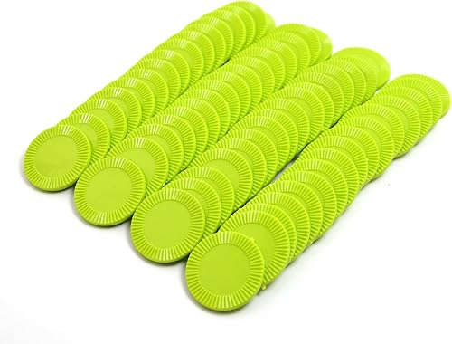 Miniatura 32 de Smartdealspro 64pcs 1.260 in/1.26 pulgadas plástico opaco aprendizaje contadores discos mini fichas de póquer fichas de juego con caja