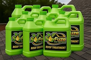 SoyFuze - Soy Oil Roof Rejuvination Shingle Treatment Concentrate (9-Pack, 3600 to 4500 SF Kit)