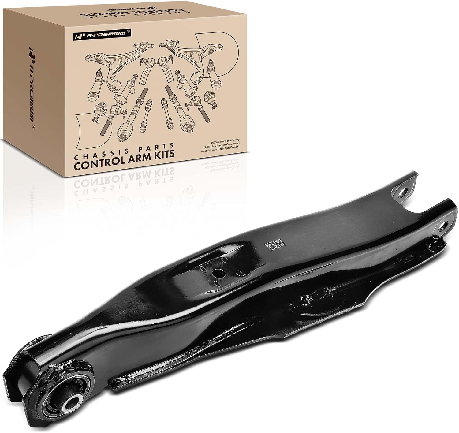 A-Premium Rear Lower Rearward Control Arm with Bushing, Compatible with Kia Sorento 2014-2015 & Hyundai Santa Fe Sport 2013-2018, FWD