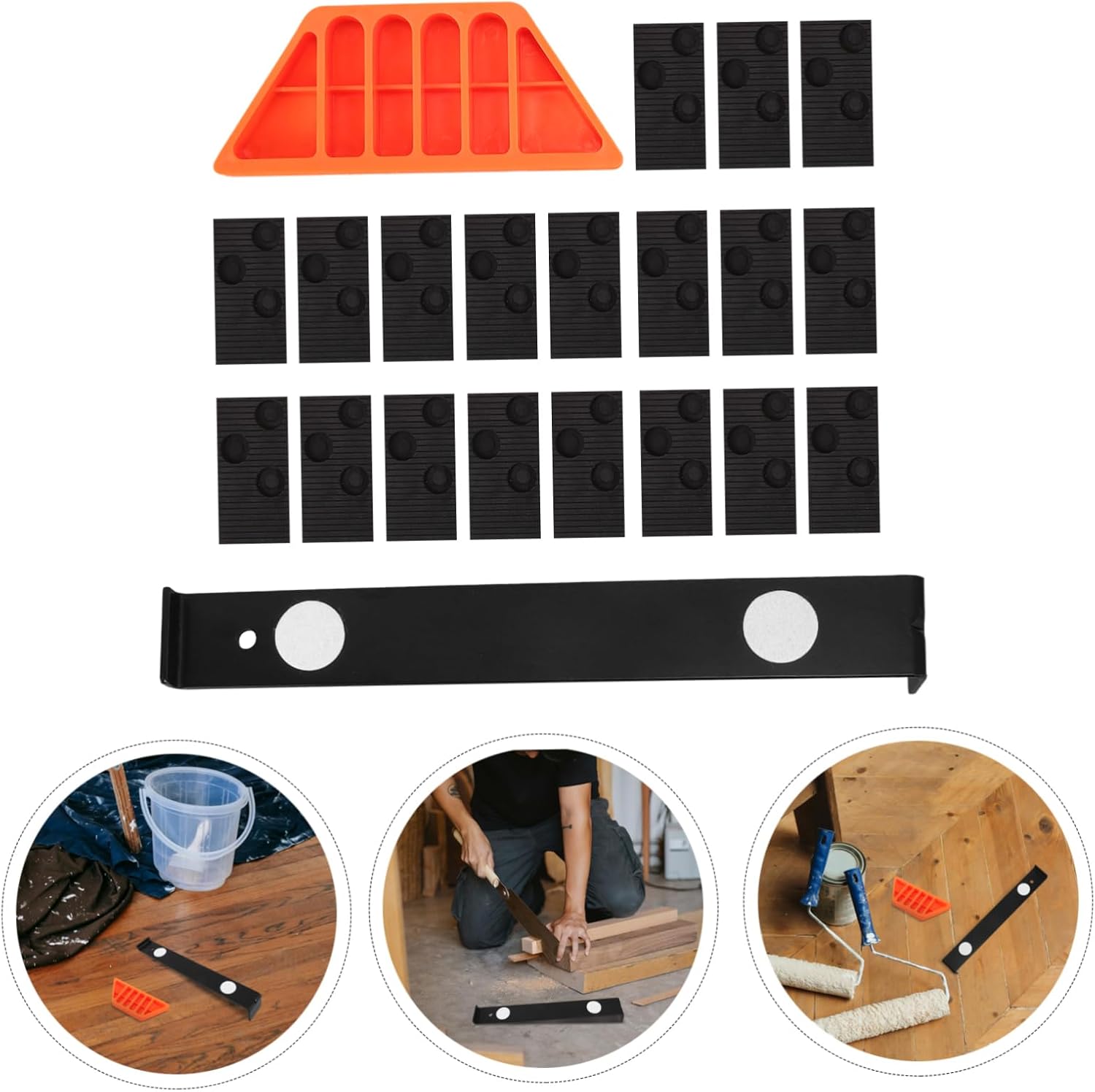 Flooring Pull Bar Vinyl Flooring Tool Set for Wood Floors