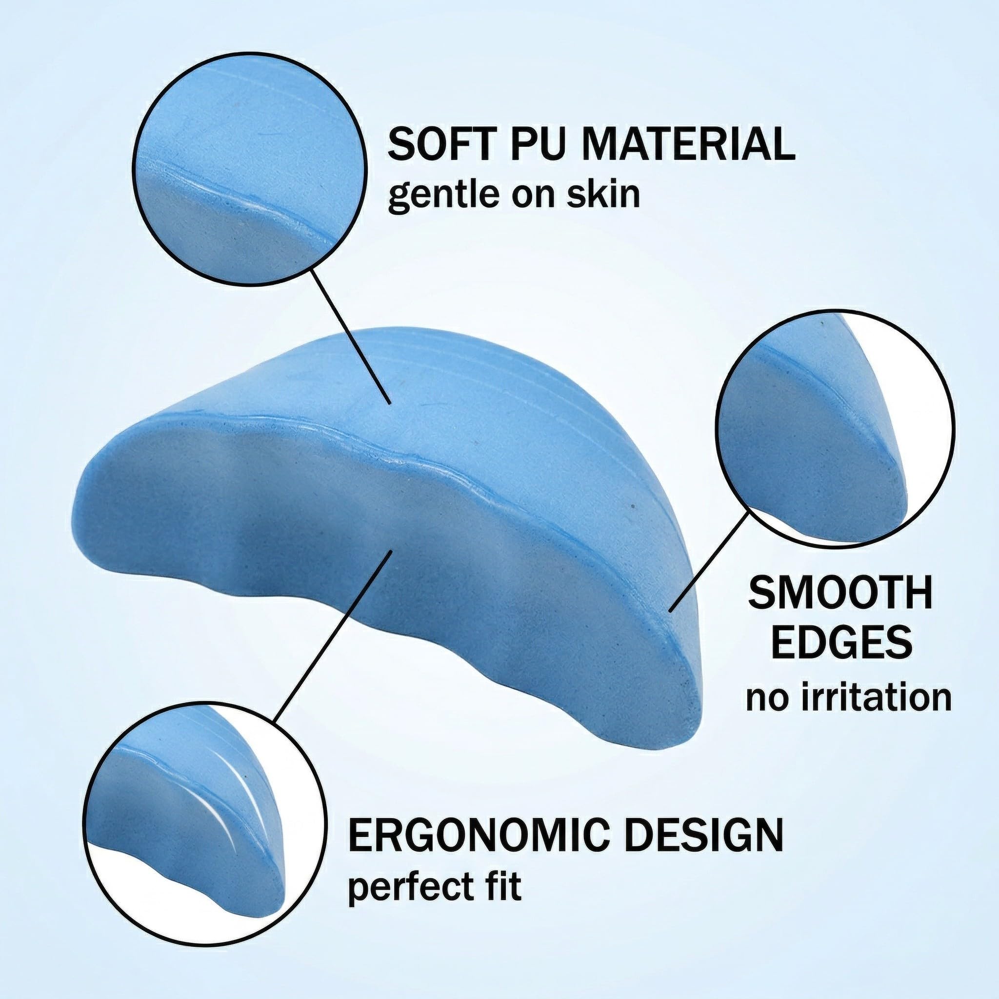 2 Pares de Relleno para Zapatos Grandes Ajustador de Talla de Calzado Reutilizable Almohadillas Suaves para Puntera de Calzado Holgado para Arco Plantar