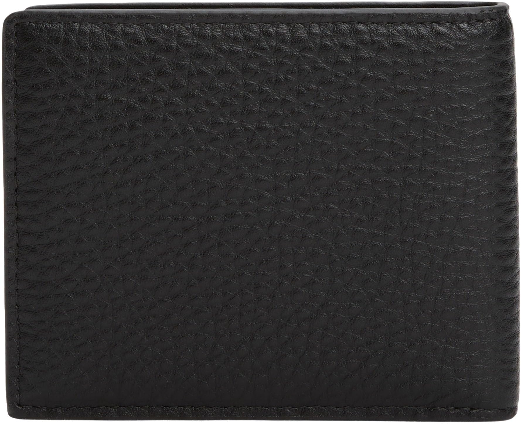 Tommy Hilfiger Cartera Hombre Central Mini Wallet con Logotipo, Negro (Black), Talla Única