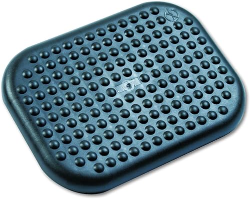 Rubbermaid Reposapiés inclinable con ajuste de altura comercial, 18 18 x 14 14 x 4 18-6 58, carbón