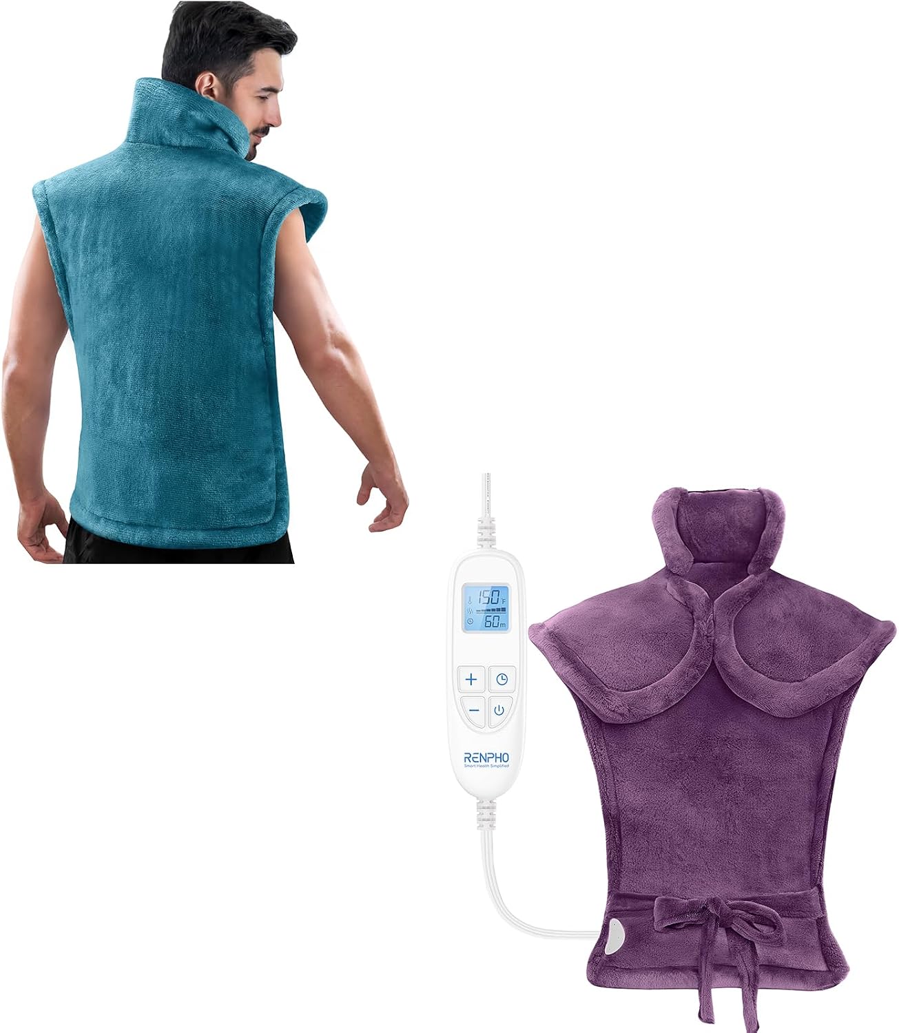 RENPHO Heating Pad for Back Pain Relief