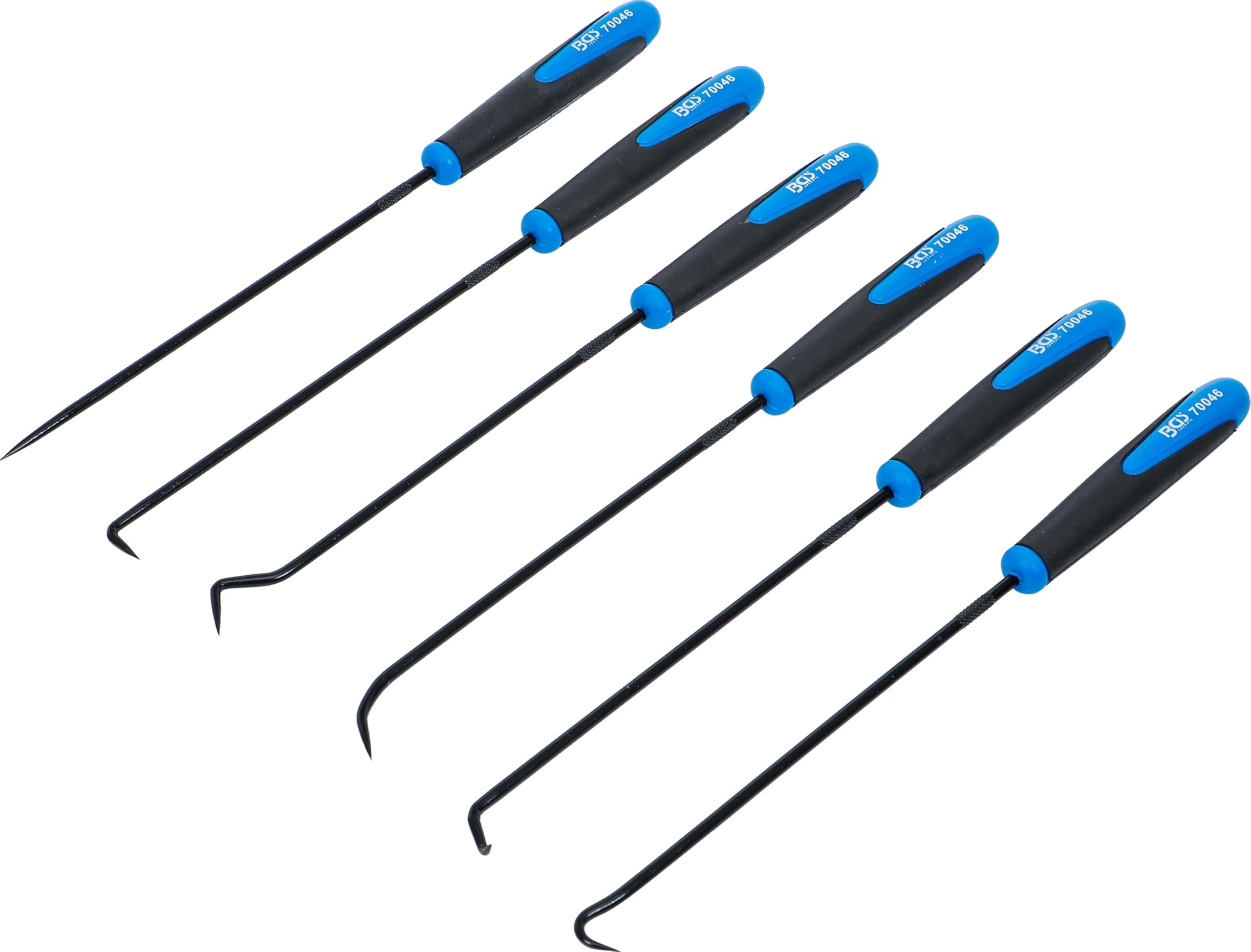 BGS 70046 | Hook Set | extra long | 245 mm | 6 pcs.