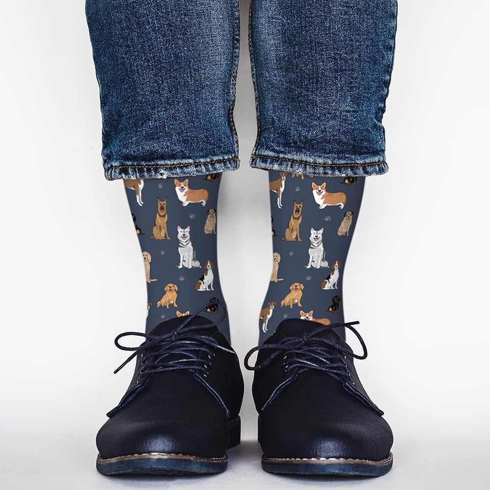 AOYEGO Medical Funny Socks Red Grey Blue Care Hospital Novelty Casual Crew Socks Contrast Color Design for Women Men Gift - Image 2