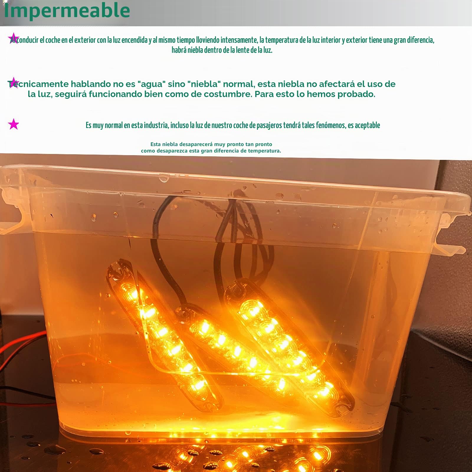 2 Ámbar Luz Estroboscópica Intermitente de Advertencia de Emergencia Peligro led,Luces Beacon Universal led,led Peligro Estroboscópico Intermitente Luzpara 12v24v Delanteras Traseras Vehículo