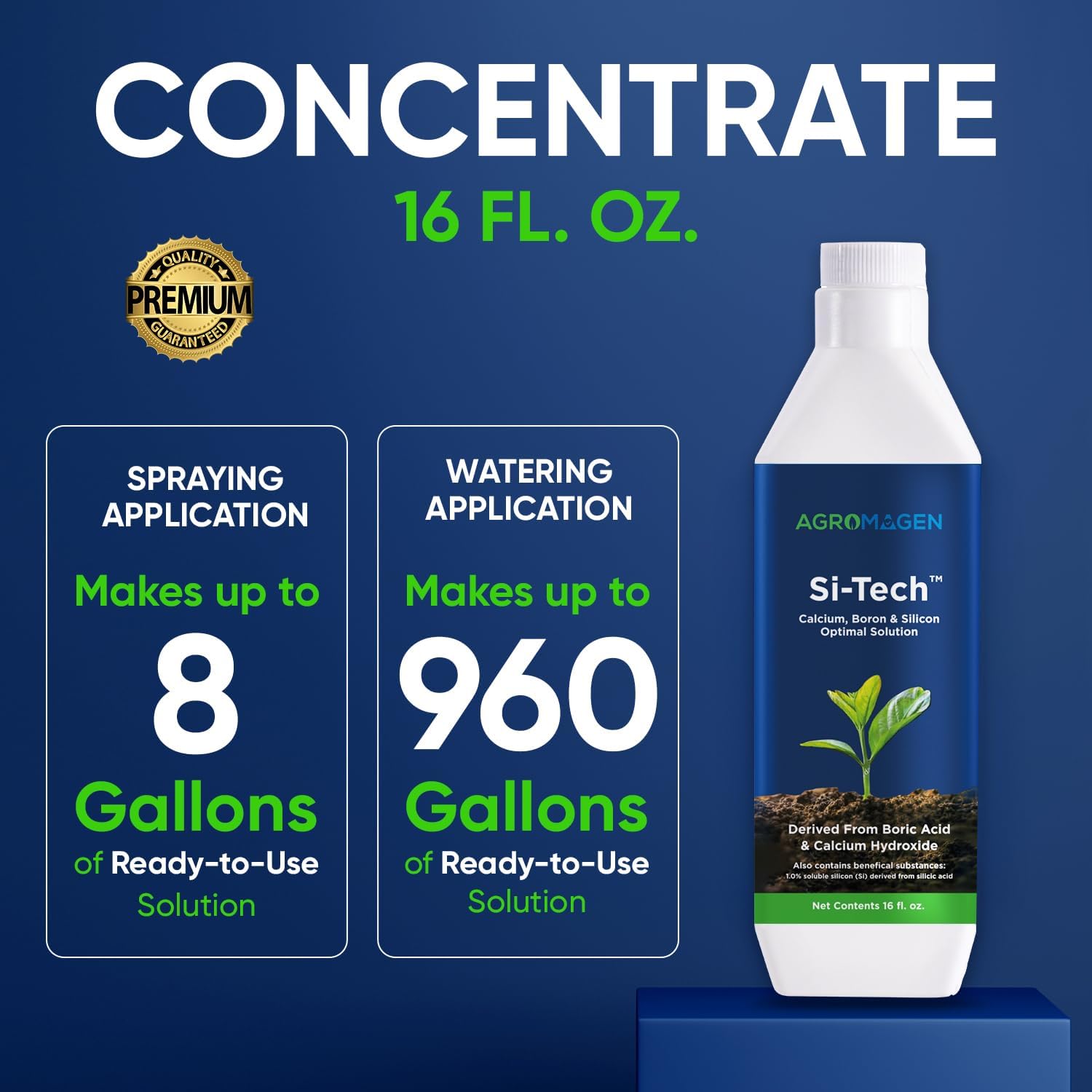 Si-Tech Silica, Mono-Silicic Acid Plant Nutrient Solution with Proprietary Technology (16 fl.oz) - Image 4