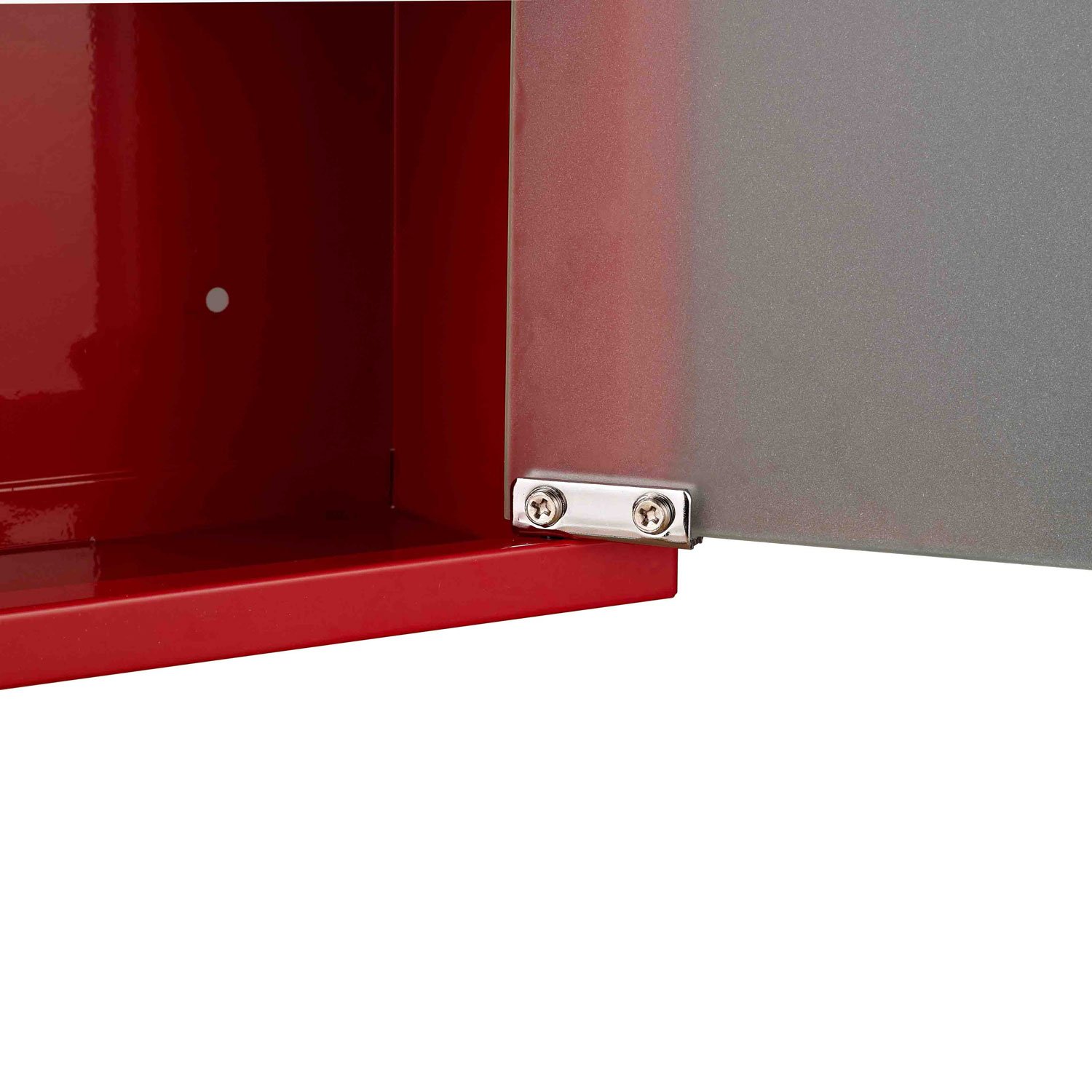 HOMCOM Armario de Medicinas Botiquín Gabinete de Primero Auxilios 4 Estantes 30x12x60cm Caja Colgante de Pared Medicinas con Cerradura