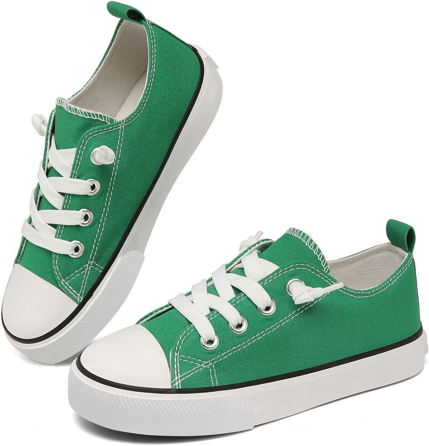 Toddler Little Kid Cushioned Canvas Shoes Slip On Sneakers Soft and Durable - Image 6