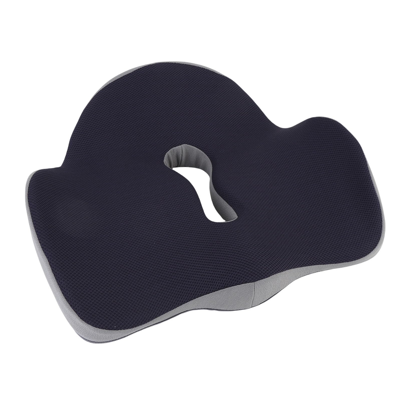 Cuscino di Sedile in Memory Foam, Cuscino di Sedile Ergonomico Traspirante (blu navy)