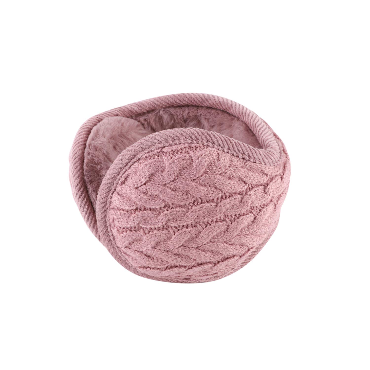Winter Ear Muffs Warm Earmuffs Classic Fleece Foldable Earmuffs Wraparound Solid Soft Plush Ear Muffs Unisex Outdoor Snowboarding Ear Warmers Winter Ear Cover Ear Protector for Men Women Xmas Gift
