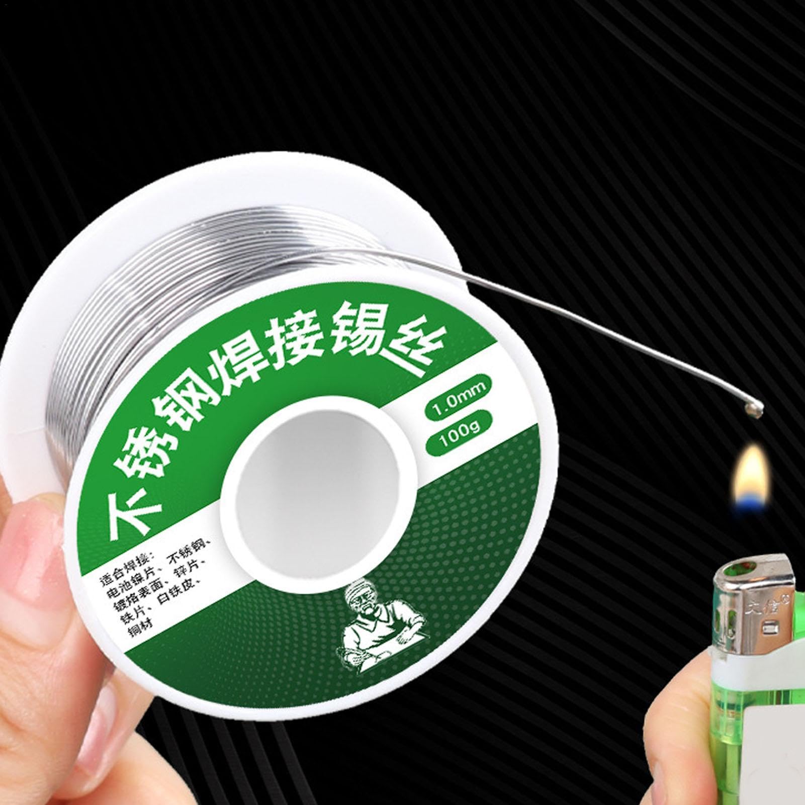 Amazon | ハンダワイヤ | 電子はんだ付けワイヤー - ステンドグラス用 