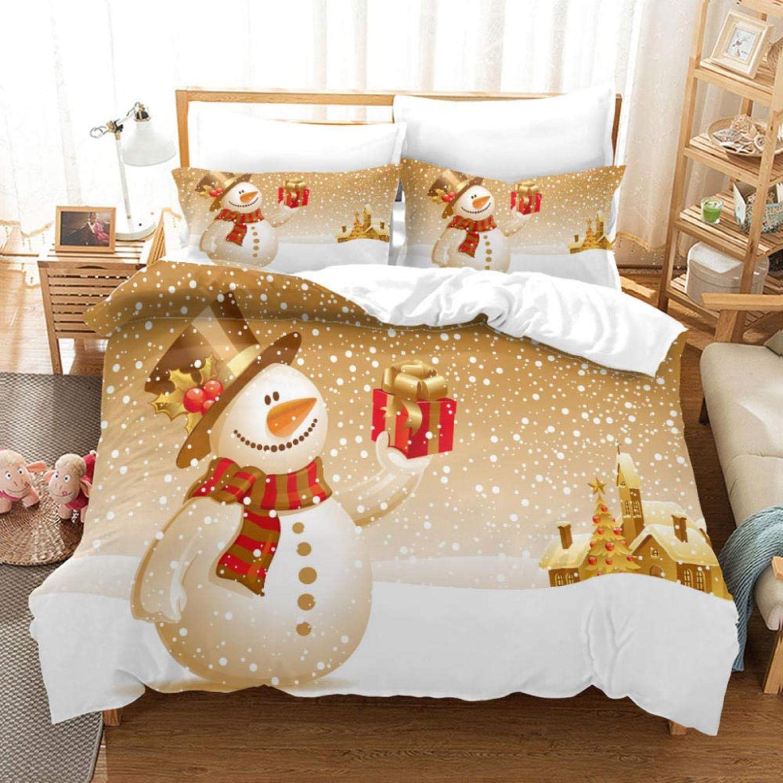 Housse de couette avec fermeture éclair 240x260 pour changer votre parure de lit sans aucun effort