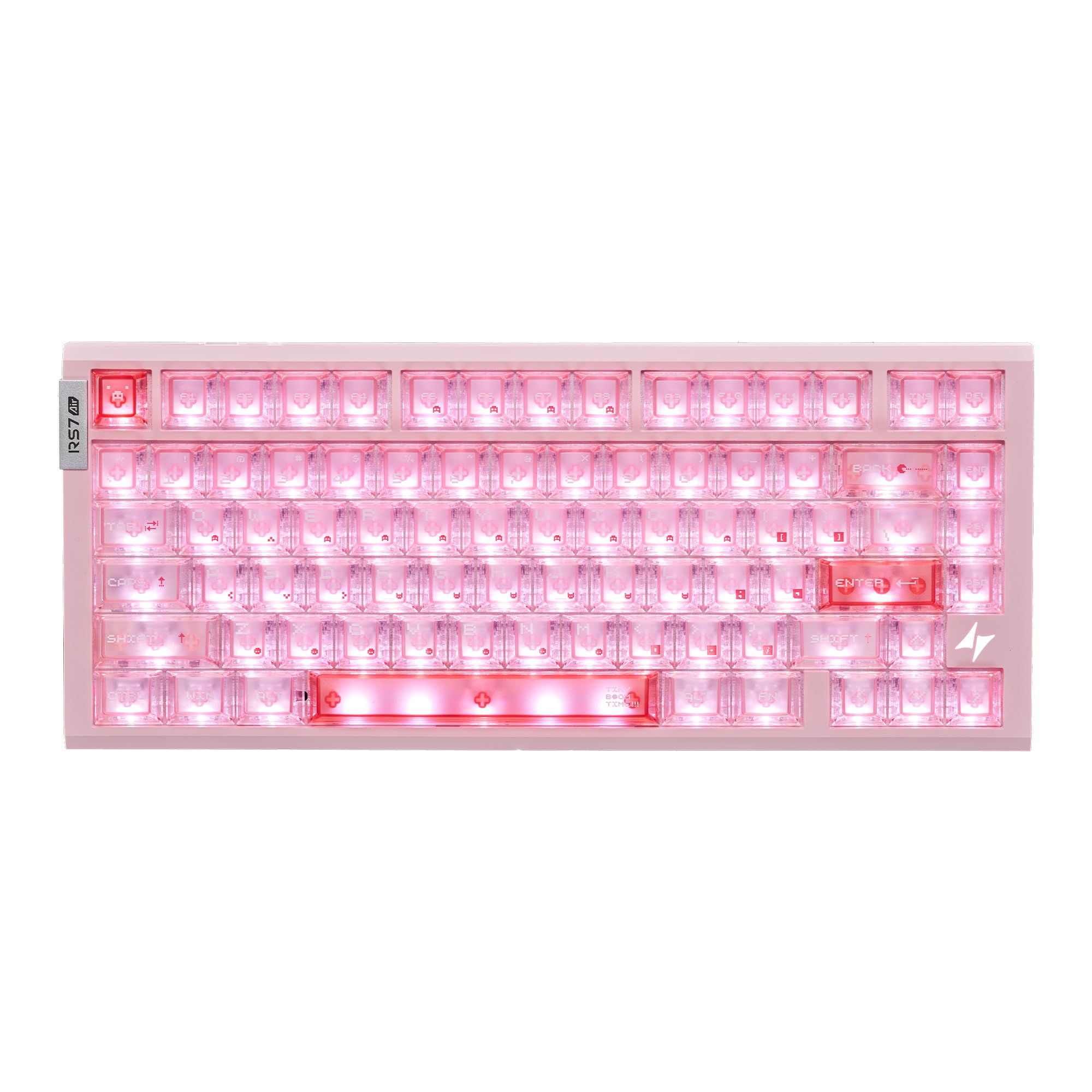 Amazon | ATK RS7 Air Esports ホールエフェクトキーボード 75% 81キー