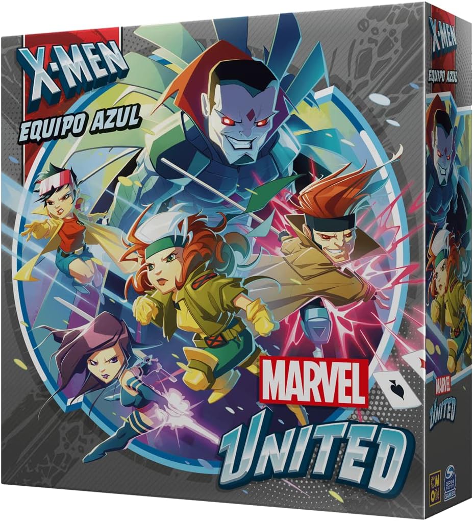 CMONMarvel United X-Men: Blue Team | Expansion | Cooperative Game for Adults and Families | Ages 14+ | 1-5 Players | 40 Minutes per Game | English