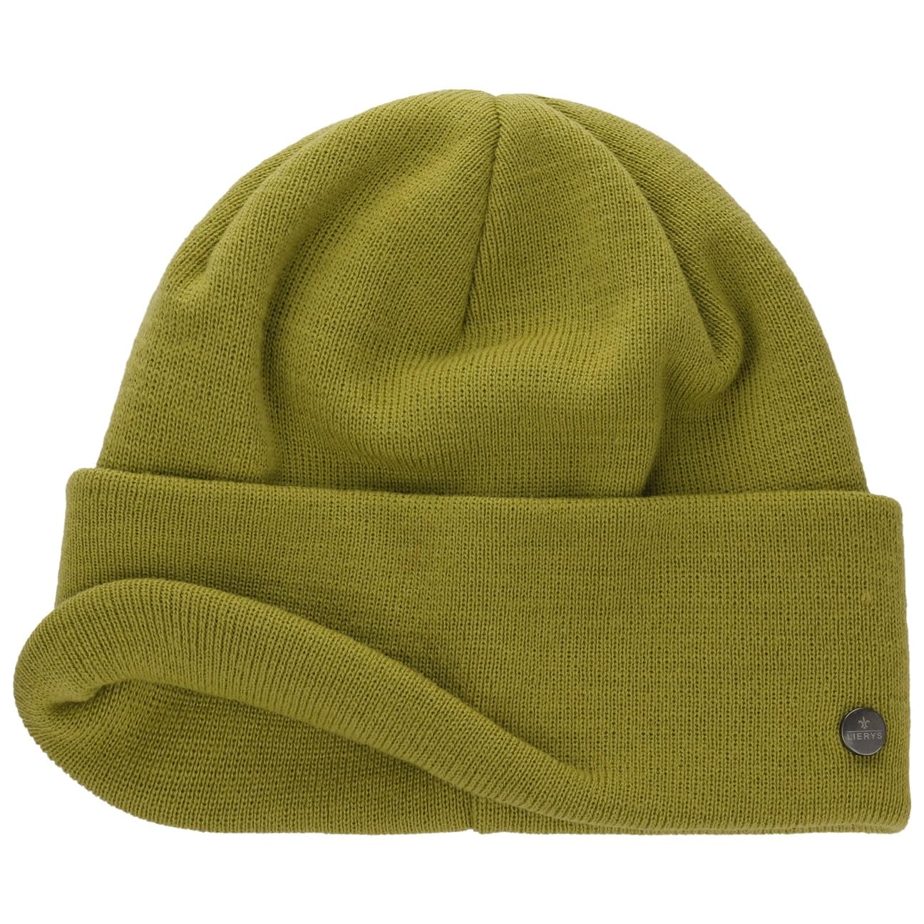 LIERYS Fine Merino Colour Umschlagmütze Beanie Made in Germany Damen und Herren Herbst Winter