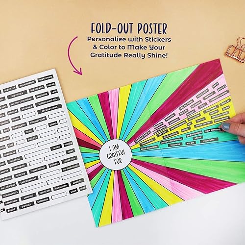 Miniatura 2 de DOODLE HOG Diario de gratitud para niños, adolescentes, diario de 100 páginas con indicaciones de escritura. Diario de afirmación incluye