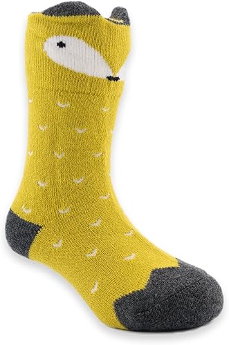 Miniatura 4 de 3 pares de calcetines ultra gruesos y cálidos para bebés, niños y niñas, calcetines de invierno, calcetines de algodón cálidos hasta la pantorrilla