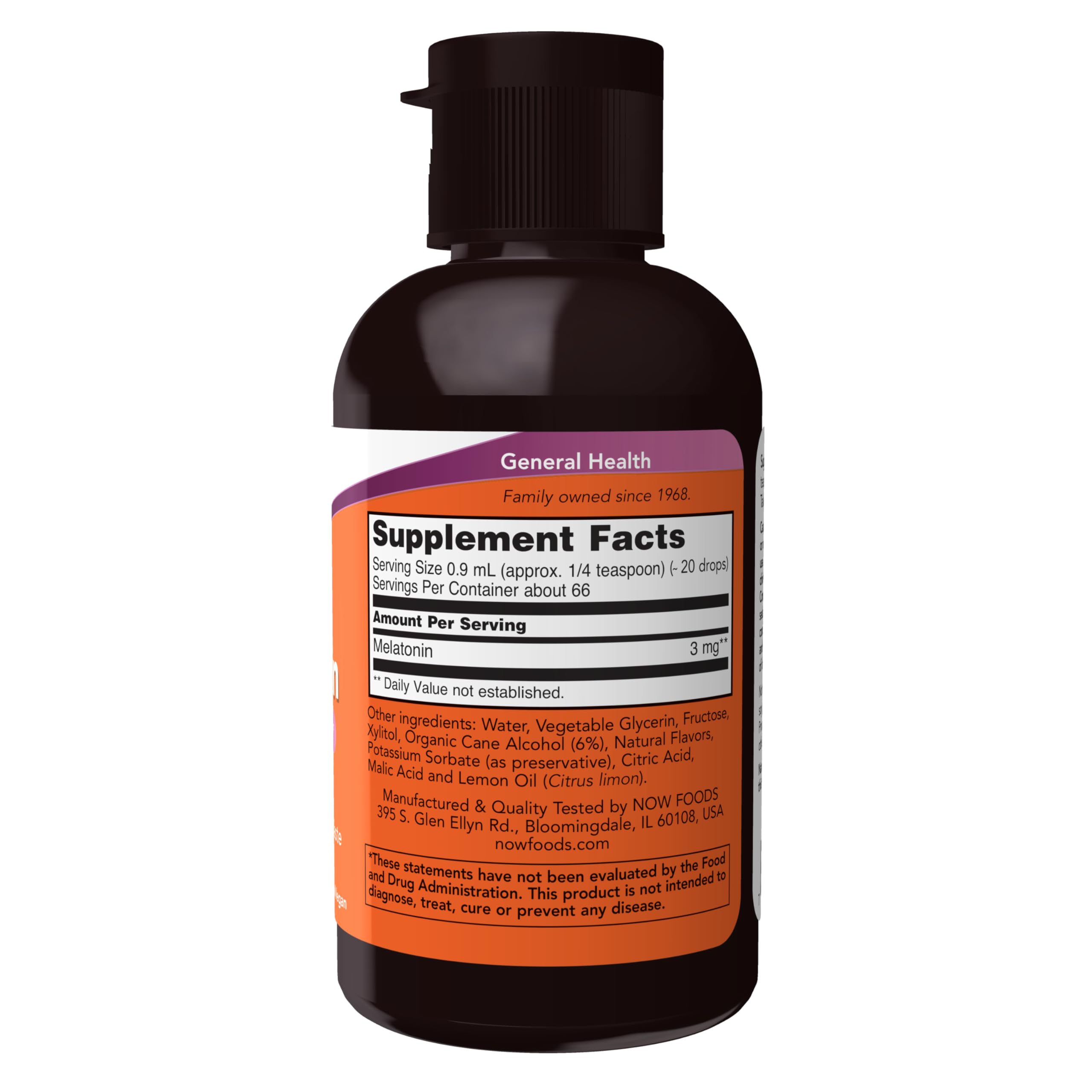 Now Foods Liquid Melatonin – 59Ml — Amazon image 2