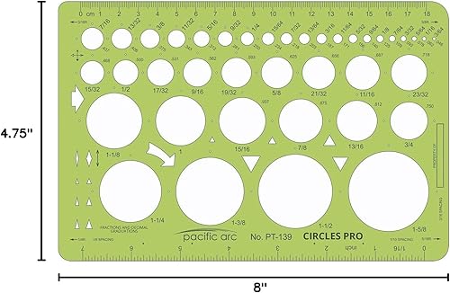 Vista 146 de Pacific Arc Guía profesional de plantillas de planos de casa, con puertas, electrodomésticos, accesorios de plomería