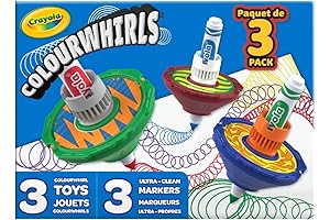 Crayola Colourwhirls (3ct): Illuminate Arts & Crafts with Spinning Top Color Creations