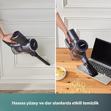 Homend Dustrider 1271H 160W Şarjlı Dikey Süpürge 12 kPa Emiş Gücü