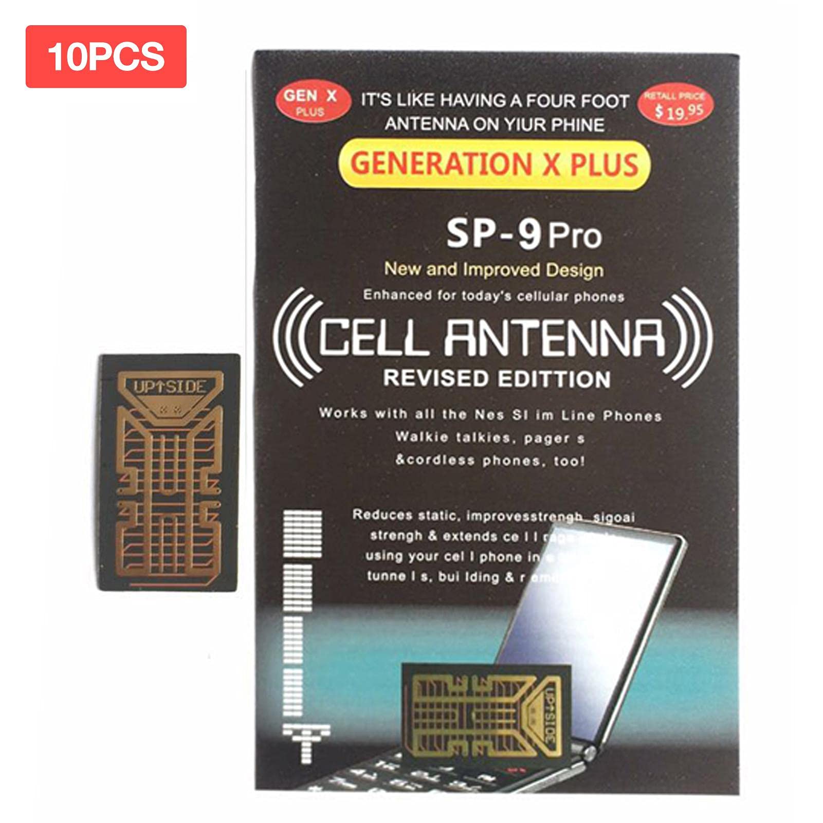 Autocollants Signal téléphone Portable,10 Autocollants -9Pro pour Signal téléphone Portable | Amplificateur d'antenne d'amélioration du Signal réseau