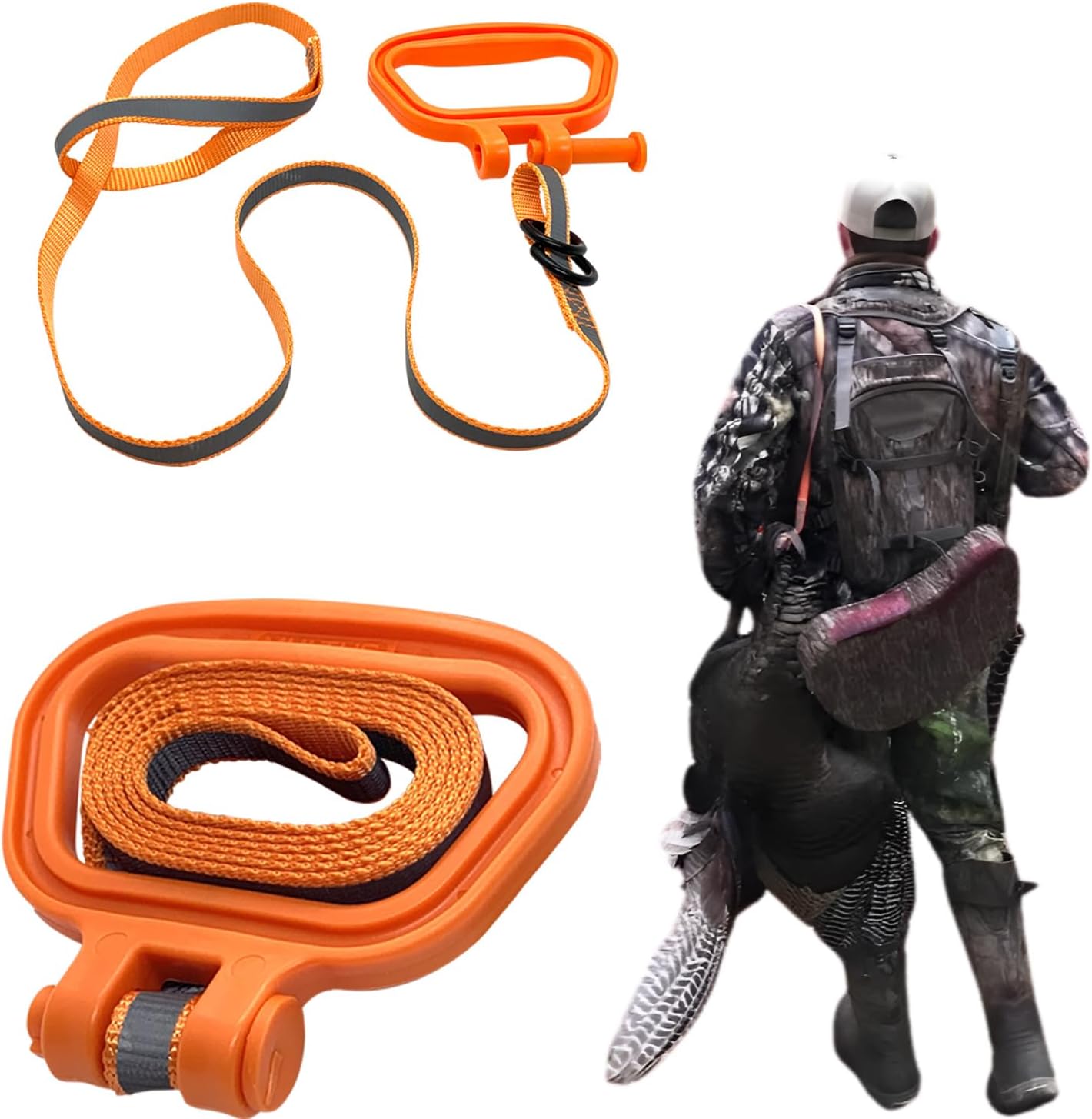 Perfect Turkey Tote, Turkey Drag, Turkey Carrier, Turkey Hauler, Turkey Sling, Deer Drag, Carry by Hand or Hands Free