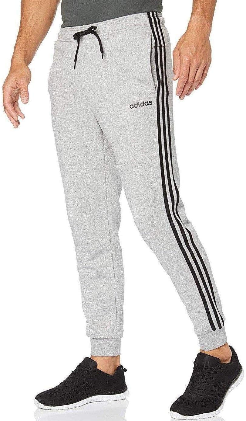 adidas Essentials 3Stripe Tappered Cuffed Fleece Pants