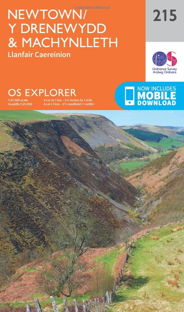 Newtown  Y Drenewydd  Machynlleth Map  Llanfair Caereinion   by Ordnance Survey