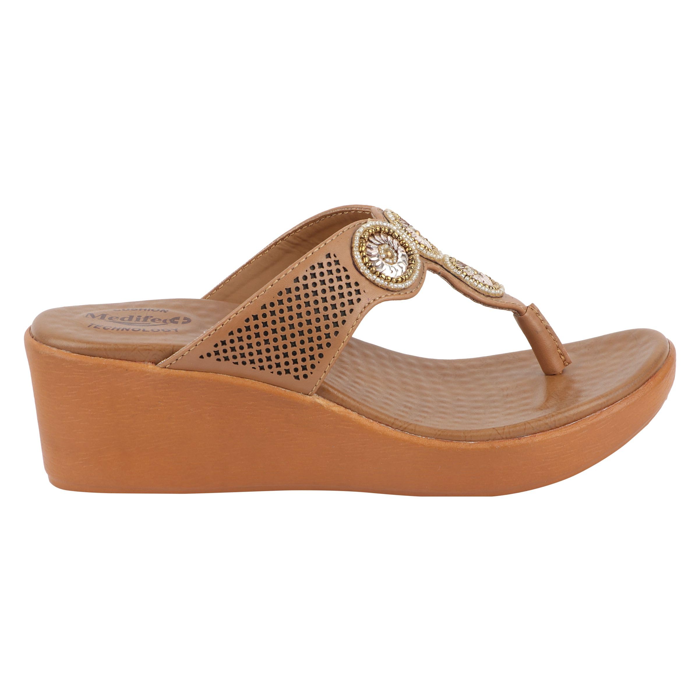 Medifeet Womens Broadway Wedges (BEIGE, numeric_8) (B0CDPXKZCF) Amazon Price History, Amazon Price Tracker
