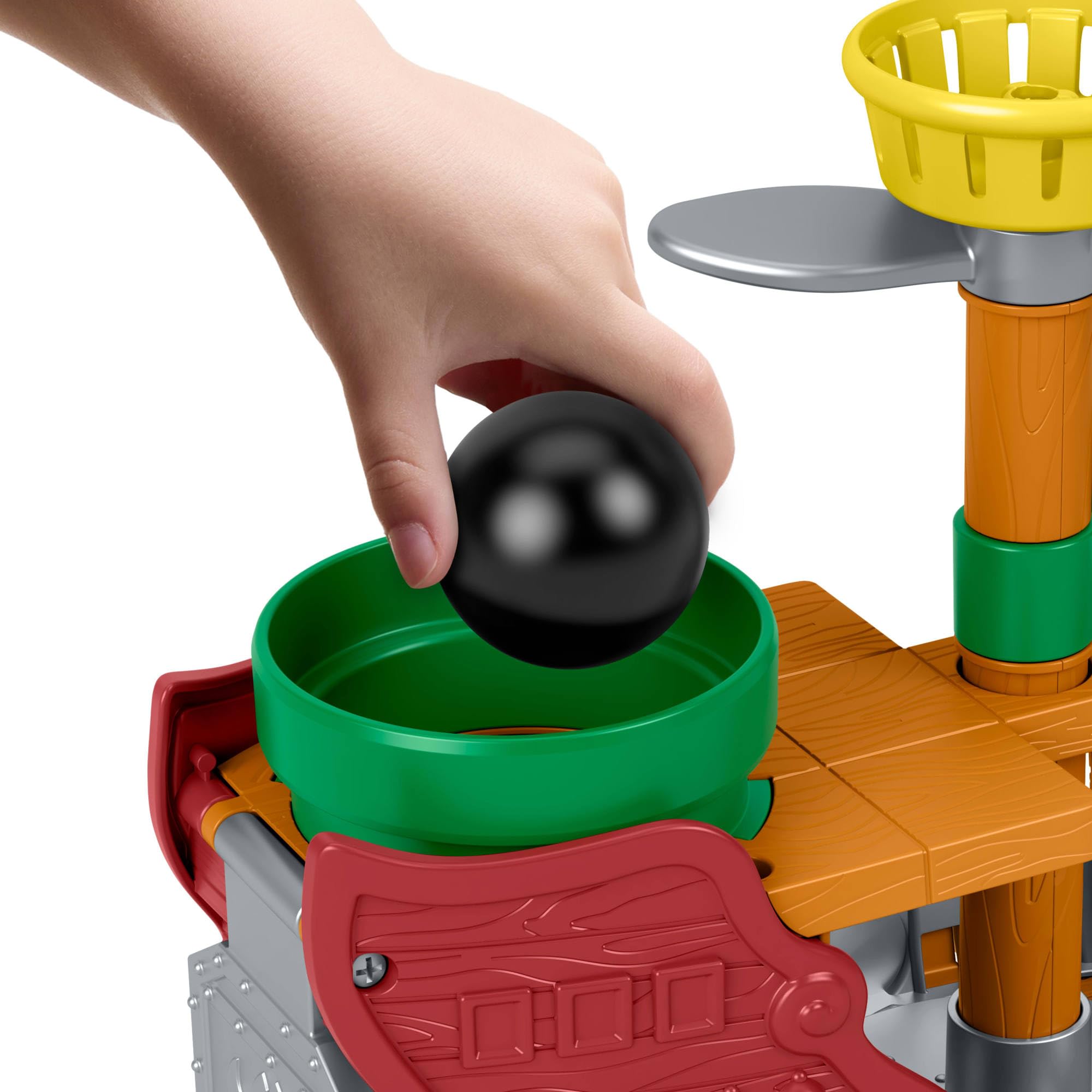Fisher-Price Little People My Mario Galeone di Bowser, Giocattolo per Bimbi Piccoli, playset con Personaggio per Il Gioco di finzione nell'età prescolare, per Bambini dai 18 Mesi in su, JHG62