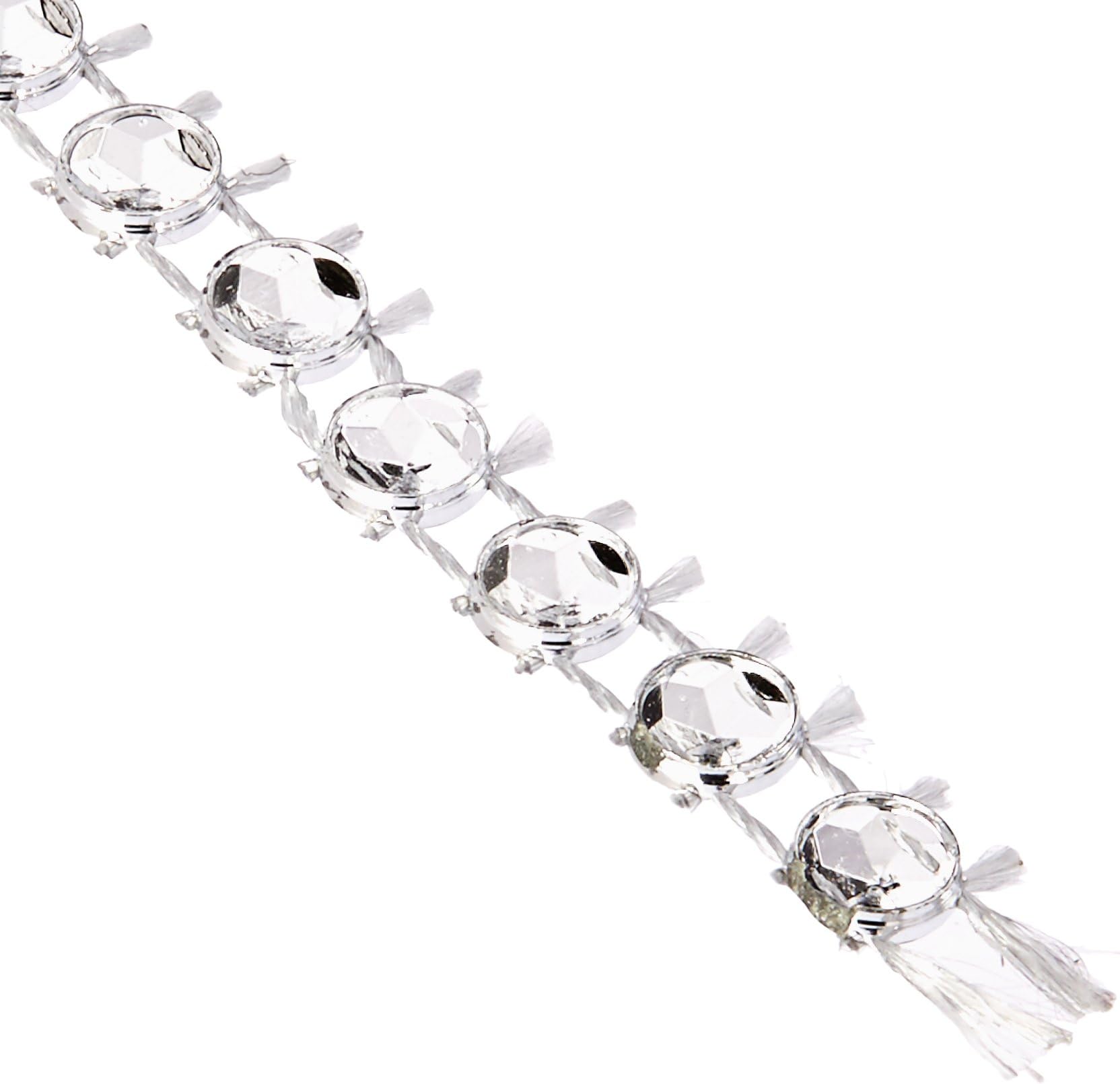 Arts Craft Single Line Diamond Ribbon, 3mm, Silver