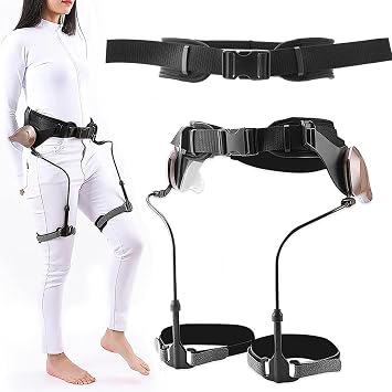 Medical Mobility Exoskeleton Walking Aid, Black, Adjustable Support System for Stroke Rehab, Hiking, Travel and Daily Mobility