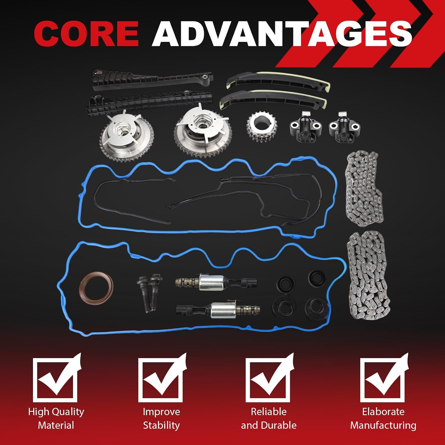 23PCS Phaser Kit Compatible With 5.4L 3V Engine