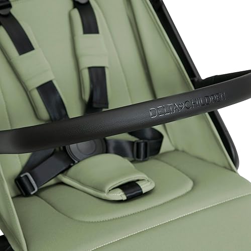 Miniatura 15 de Delta Children Icon - Cochecito ultraligero para uso diario y de viaje, plegado con una sola mano, solo 15.6 libras, cabe en compartimentos