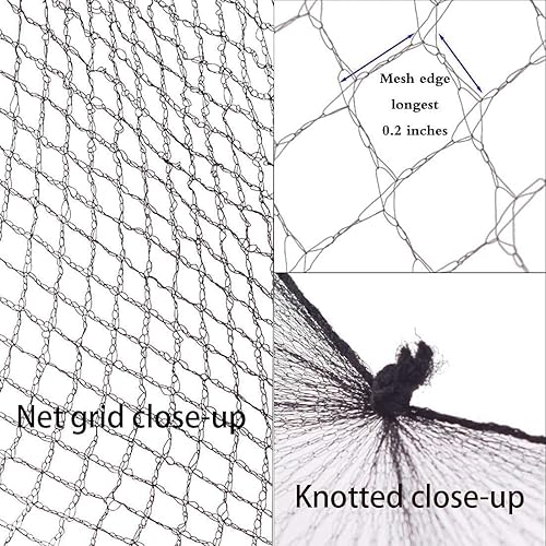 Miniatura 3 de Smilco - 100 unidades de red para el cabello, malla elástica invisible de 22 pulgadas, para hacer moños, ballet, bailarina, cocina, comida (negro)