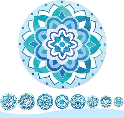 16pcs Screen Door Magnets, Blue Mandala Double Sided Screen Decorations