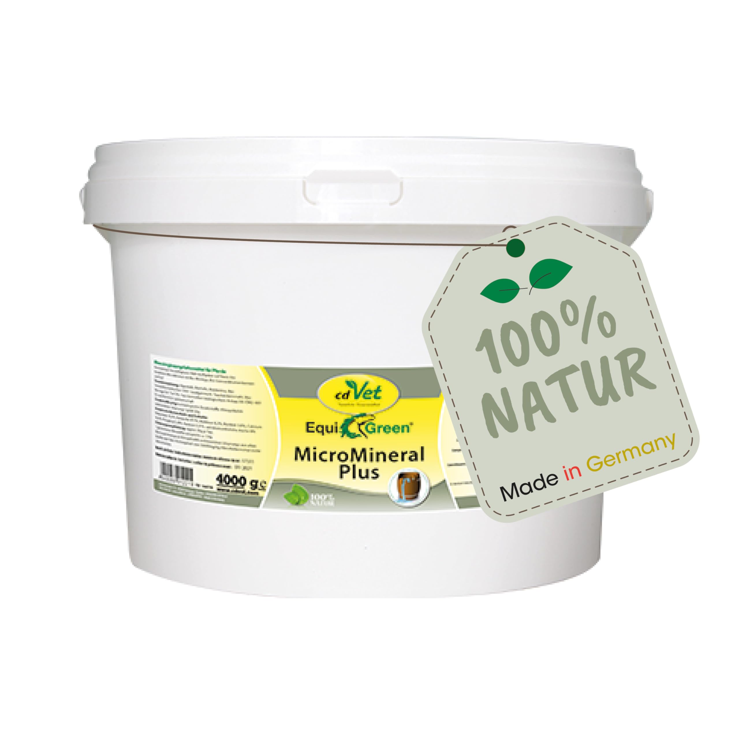cdVet EquiGreen 100% Natur Micromineral Plus Nahrungsergänzungsmittel für Hunde, 4 kg