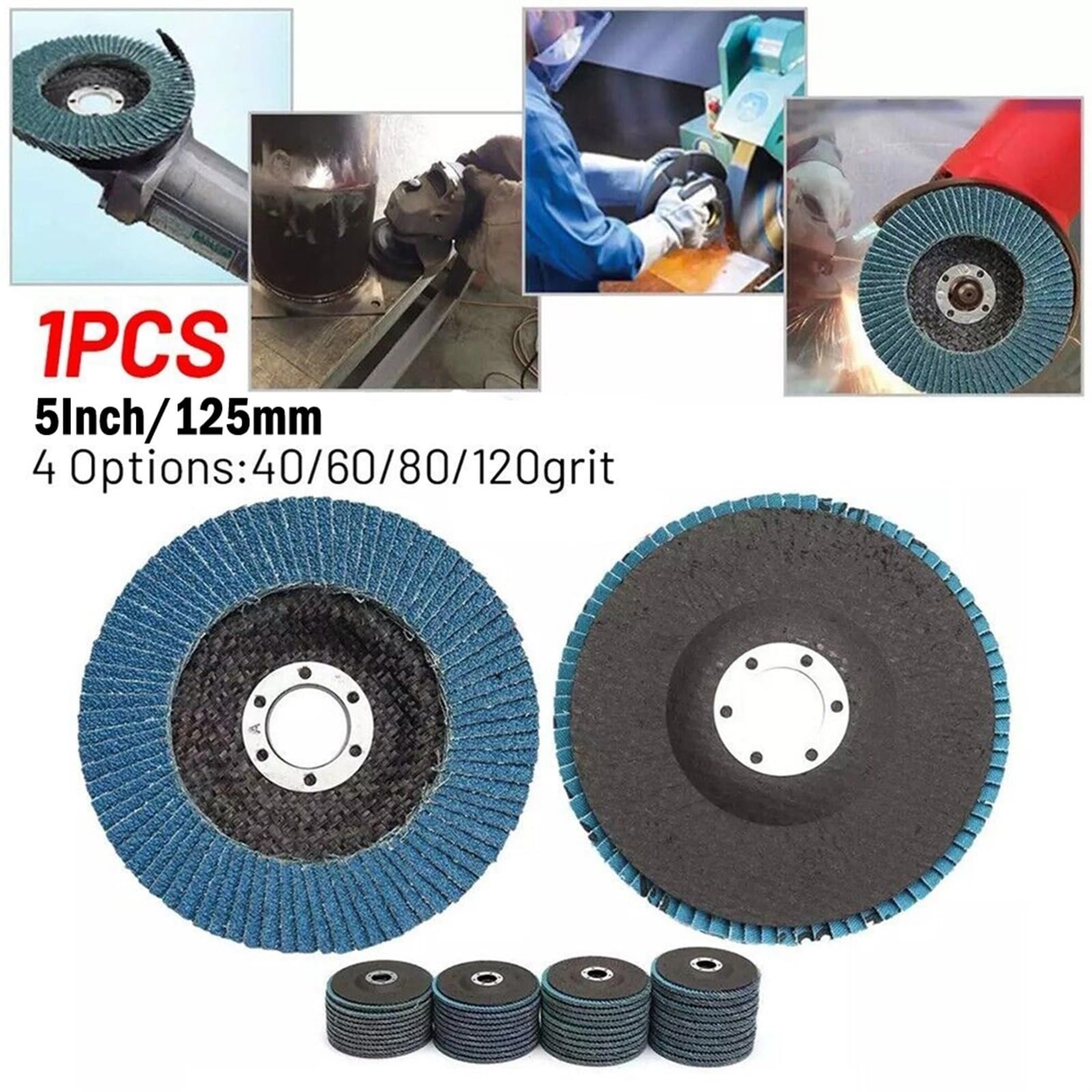 Tarcza Polerska, Tarcze Listkowe 1 Szt. 125 Mm Tarcza Szlifierska Klapa Tarcza Polerska Tarcza Szlifierska Ostrze Szlifierka Kątowa Narzędzie Do Szlifowania Tarcza Listkowa/1Pc 80Grit