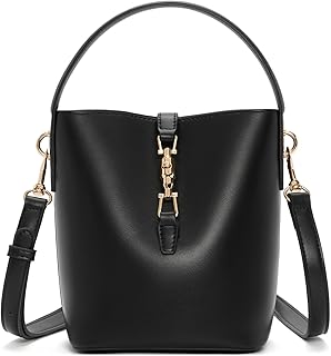 BOSTANTEN Small Bucket Bag for Women Crossbody Bags Trendy Vegan Leather Shoulder Purses Designer Ladies Handbags Global Recycled Standard Global Recycled Standard Global Recycled Standard