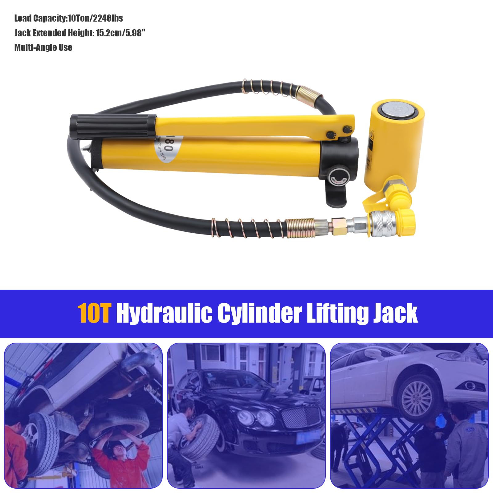 Amazon.com: 10T Hydraulic Jack, Industrial Mini Hydraulic