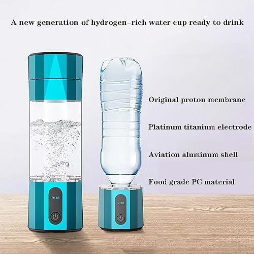 Miniatura 6 de Generador de botellas de agua de hidrógeno, hasta 6000-8000 PPB, máquina ionizadora de agua de hidrógeno portátil con tecnología PEM, para viajes en