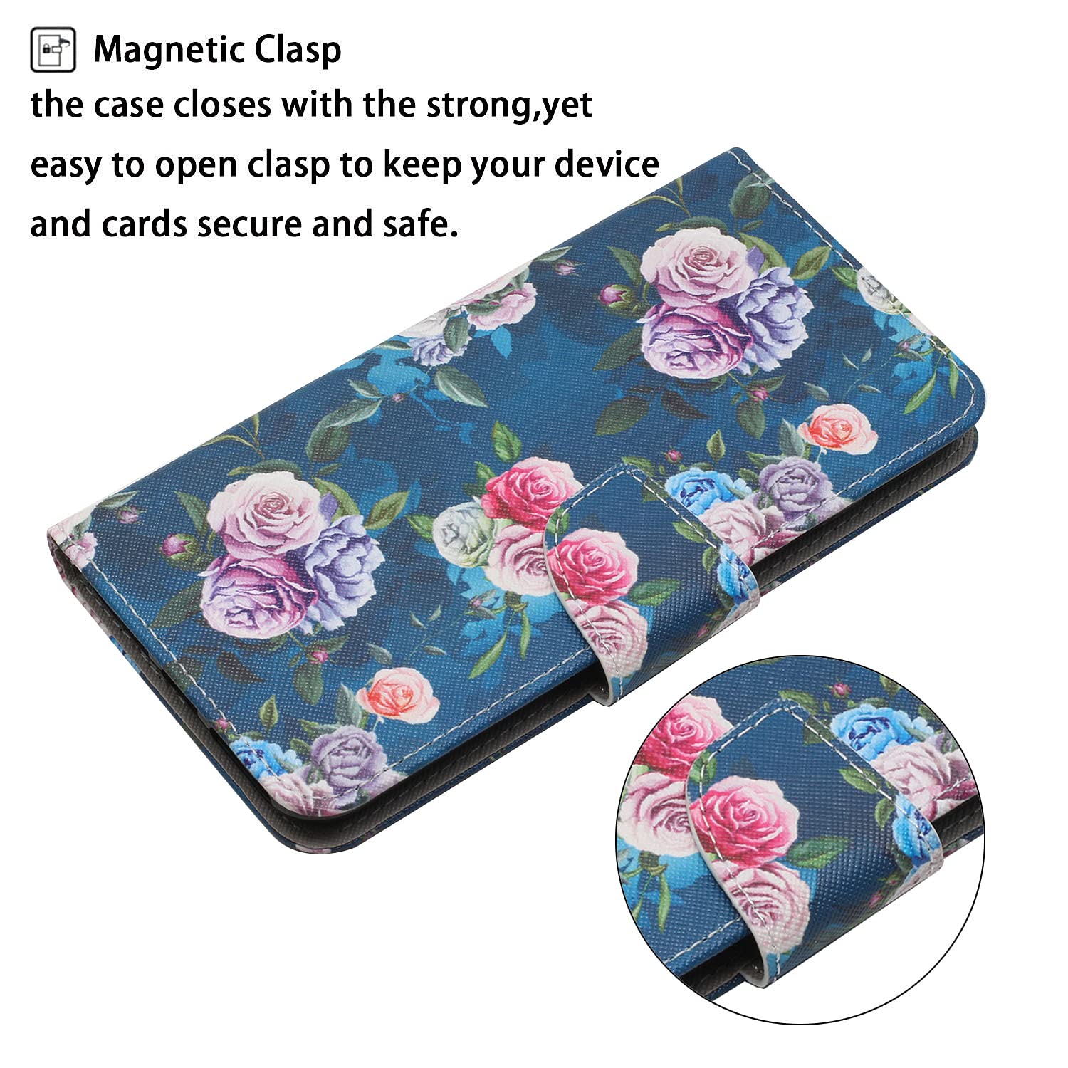 Cover Pelle OPPO A15/A15S Guxira - Custodia Portafoglio Magnetica Con Slot Carte
