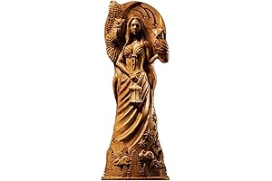 Goddess Nyx Statue, Goddess of the Night, Marble Statue