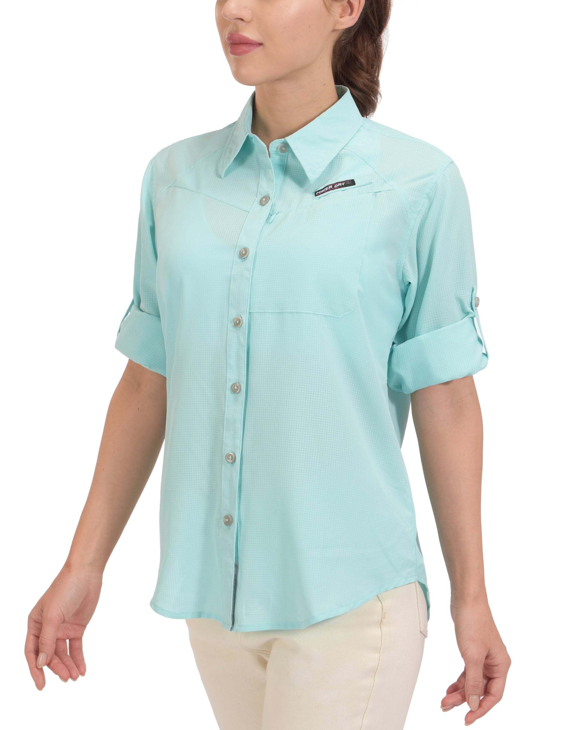 Little Donkey Andy Women's UPF 50+ UV Protection Shirt, Long Sleeve Fishing Shirt, Breathable and Fast Dry